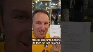 I wish more restaurants did this!