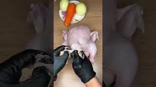 Курочка в рукаве с овощами