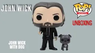 John Wick In Black Suit With Dog Funko Pop! Vinyl John Wick
