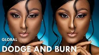 GLOBAL DODGE AND BURN IN PHOTOSHOP