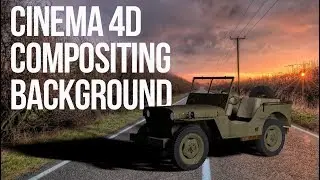CINEMA 4D TUTORIAL: COMPOSITING BACKGROUND