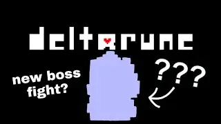DELTARUNE CHAPTER 3 BOSS FIGHT LEAK? (REAL)