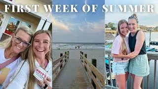 First Week of Summer Break! Beach, Shopping, and Book Talk!