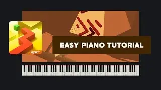Dancing Line - The Chaos // Easy Version (Synthesia Tutorial + MIDI)