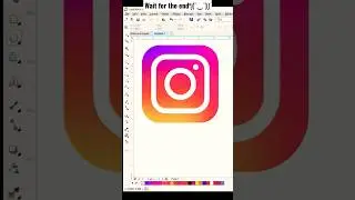 Try to make Instagram logo on coreldraw 