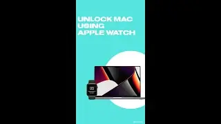 Unlock your MacBook using your Apple Watch! #Shorts #applewatch #mac