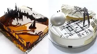 Amazing Chocolate Worlds On Mirror Glazed Cakes By Marie Troitskaia