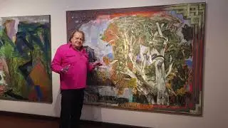 IAN SMITH - Biscuit tin Australian landscape