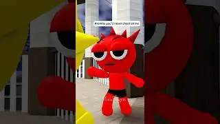 Sprunki friends but Simon cheats on Raddy 