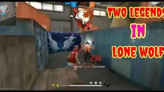 Two Legends in Lone Wolf 😎 | Garena Free Fire 🔥 #raistar #gyangaming #totalgaming