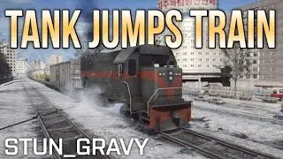 Tank Jumps Over Train - Battlefield 4