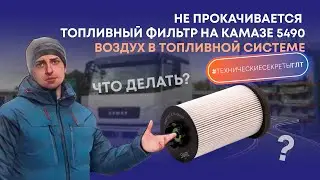 Не прокачивается топливный фильтр на КАМАЗе 5490 - что делать
