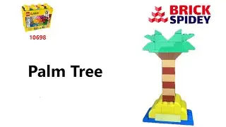 How to make a Palm Tree 야자나무 using Lego Classic 10698 #palmtrees #legoclassic10698 #tree