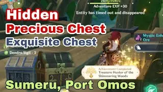 Hidden Precious Chest & Exquisite Chest In Port Ormos, Sumeru | Genshin Impact