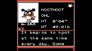How to get Hoothoot in Pokemon Crystal