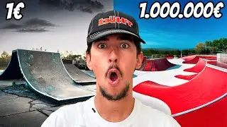 SKATEPARK DE 1€ vs 1,000,000€