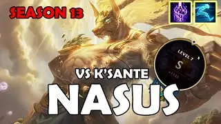 WHAT IS THIS CHAMPION??? / Lunar Guardian Nasus Vs K'Sante / Season 13 Top Lane