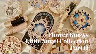 [ASMR]  💫👼 Little Angel Flower Knows Collection Unboxing + Swatch Party 💞✨ | faeyeshmile