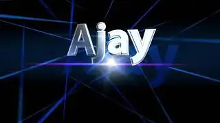 Ajay Name Cretion Animation By HK Creation
