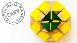 Origami Medallion. How to make Gift from paper