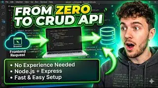 Build a Complete User CRUD API with Node.js, Express & MongoDB | Full Beginner Class
