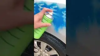 Лёгкий способ смыть краску с автомобиля