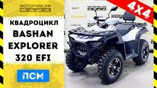 Квадроцикл Bashan Explorer 320 EFI 4х4 с ПСМ!