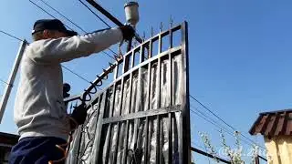 Как красиво покрасит краскопультом обычной краской. (DIY)