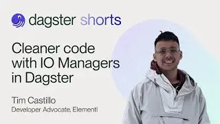 Dagster Shorts: Cleaner code with IO Managers in Dagster