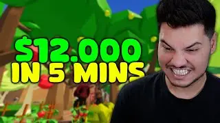 I MADE $12000 IN JUST 5 MINS - ROBLOX - FARMSTEAD