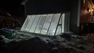 How my small winter greenhouse evolved - how is it working in February?? From the ground up