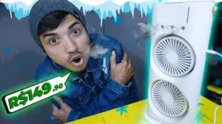 Comprei o MELHOR Climatizador de Ar Custo benefício da Shopee! Mini Ar Condicionado Portátil UBS