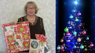 Мои новогодние поделки из ткани: адвент календарь для детей и панно для отрывного календаря