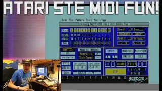 Testing out Steinberg's Twelve with my Atari STe & a Microbrute!