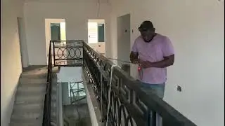 Railings installation by lakeside Construction and interior 🇬🇲