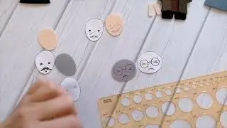 Как перенести рисунок лица на фетр?