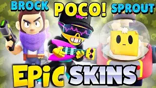 The most EPIC NEW SKINS EVER !! - Brawl stars 2021