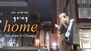 uni diaries: what I eat & going home | last days in Chicago | Fanka try-on & review
