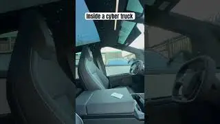 Inside a cyber truck #youtubeshorts #shorts
