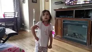 Adriana silly singing 5-31-15