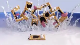 Реклама квадратики с корицей Cini Minis едят друг друга!