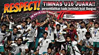 🔴 Rangkuman Perjalanan TIMNAS Hingga Menjadi Juara AFFU16 2022, Selebrasi & Penyerahan Piala.