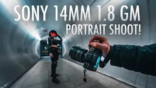Sony 14mm 1.8 GM Cyberpunk Portrait Shoot! With Victoria Rose