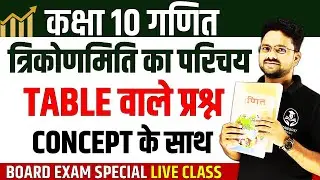 Trigonometry Table वाले प्रश्न ✅ त्रिकोणमिति का परिचय ✅ Class 10th Maths- एकदम basic से