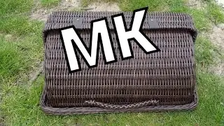 МК😊Хлебница из газетных трубочек