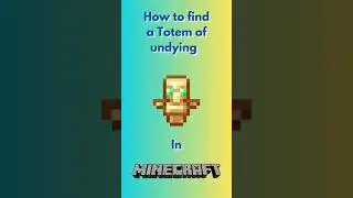 How to find a Totem of Undying in Minecraft #gaming #minecraft #gamingtips #minecrafttipsandtricks
