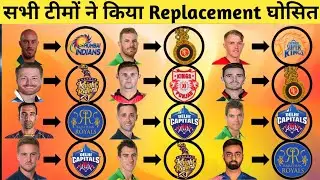 IPL 2021 : Final List Of All New Players As Replacement In UAE Part 2 || A finch, S Cotrell, A Halse