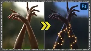 [ Photoshop Tutorial ] Add String Lights to Photo in Photoshop