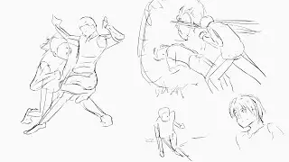 [Blender 3.2] Gesture Drawing 289 - Timelapse [Grease Pencil]