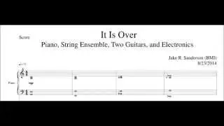 It is Over - Film Score WITH SHEET MUSIC (Film Score/Minimalism)